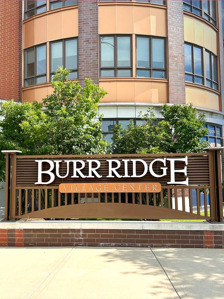 Burr Ridge Illinois Village Sign