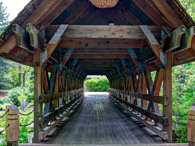 Naperville Illinois River Walk Bridge