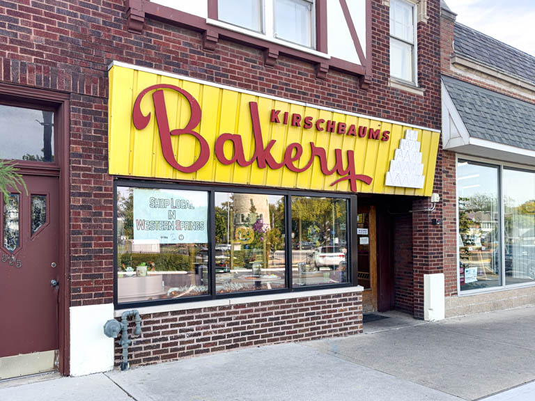 Western Springs Illinois Kirschbaums Bakery storefont Western Springs, Illinois / Kirschbaums Bakery
