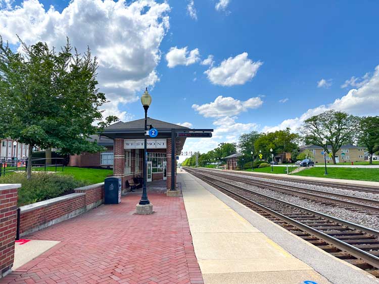 Westmont Illinois Train Station